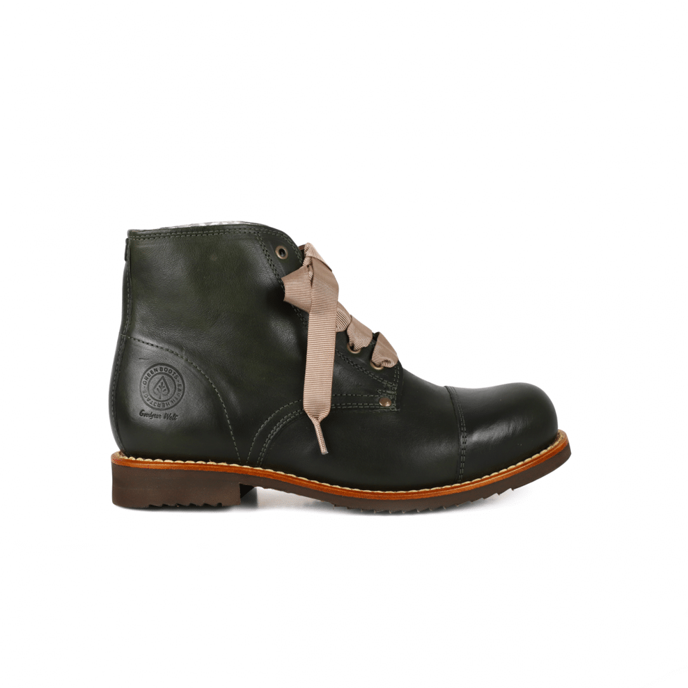 womens green boots uk